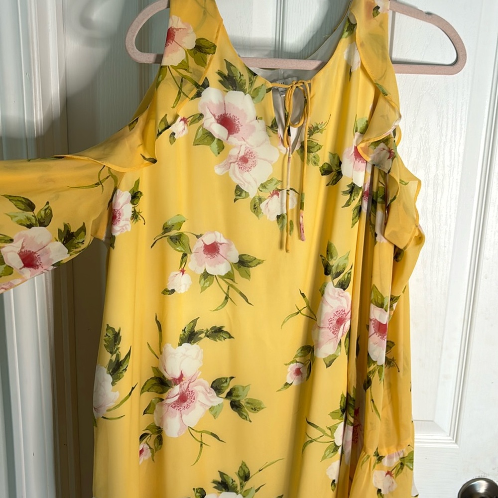Cato’s Open Shoulder Dress